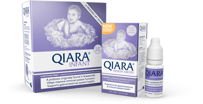 Qiara Infant Sachets and Drops