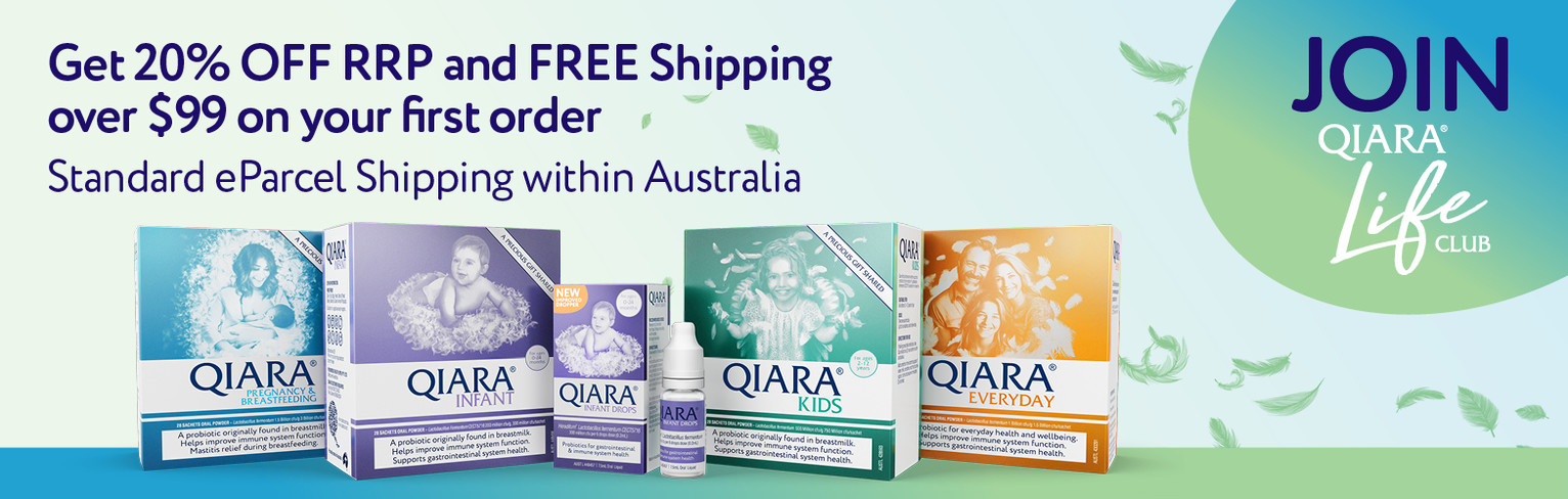 Join our Qiara Life Club and receive 20% off your first order