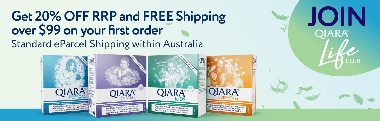 Join our Qiara Life Club and receive 20% off your first order